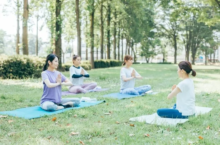 びん沼公園パークヨガ